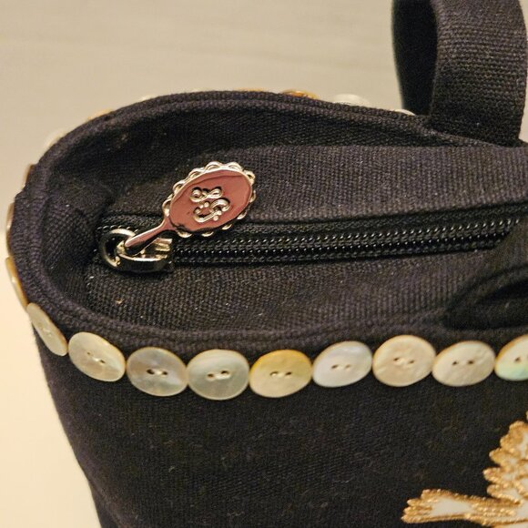 Lulu Guinness London "Cockney" Pearlie Queen Tote Bag - Picture 3 of 6